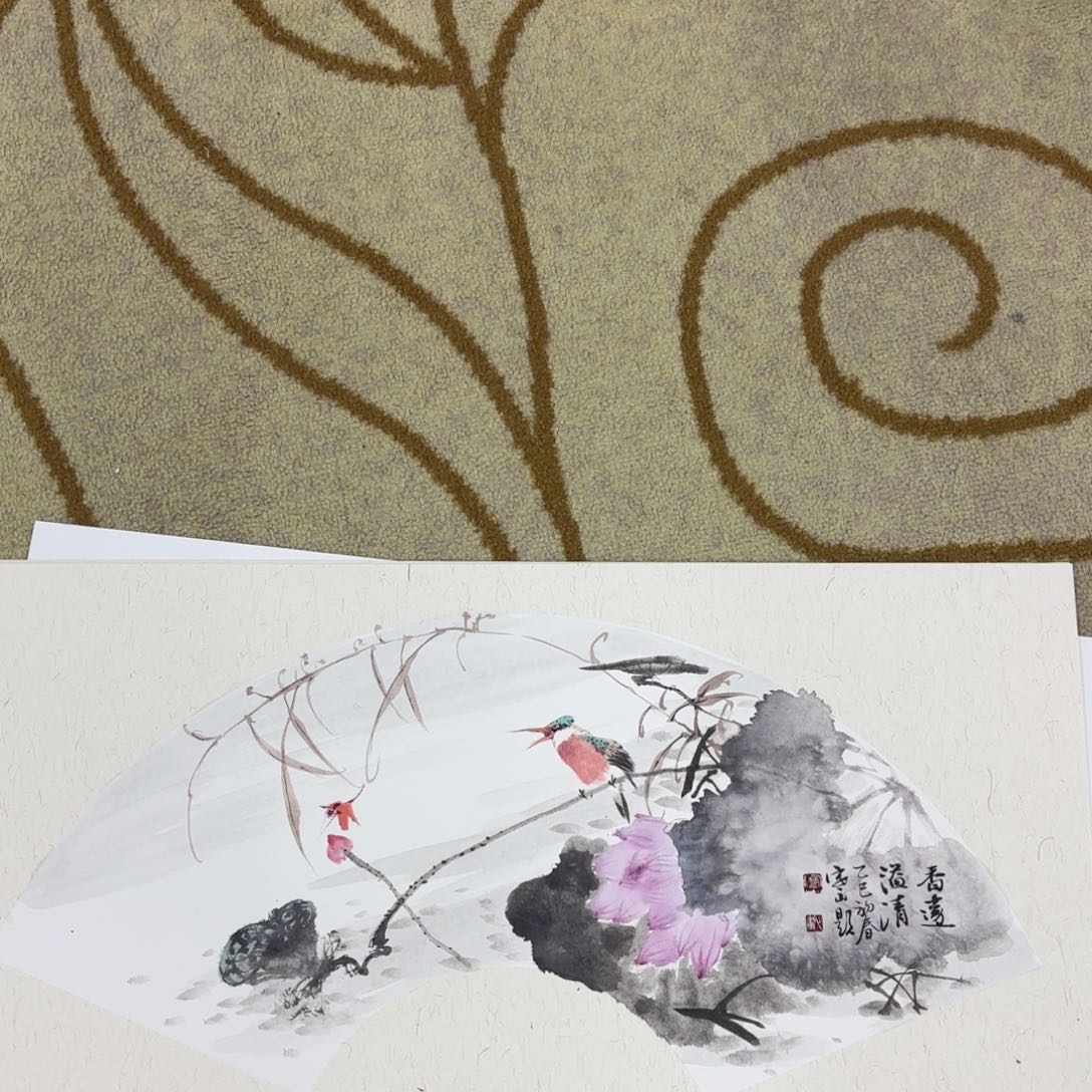 国画星***✨寒山斗方李欣主播