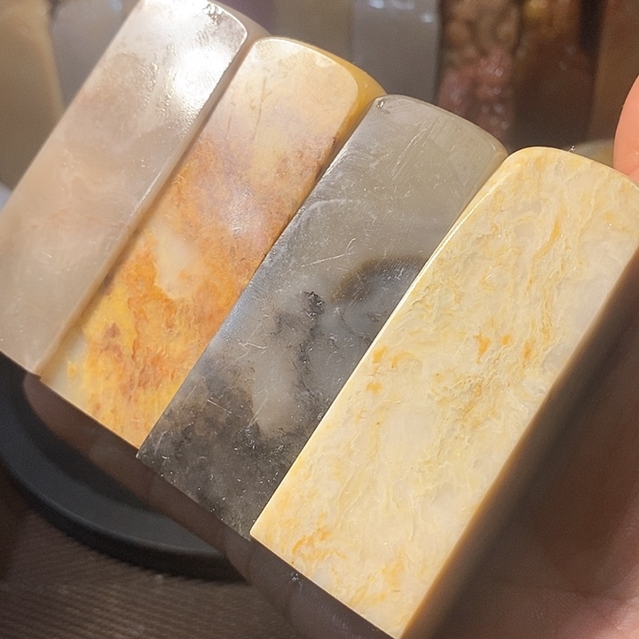 巴林石印石竹*巴林石雕刻艺术品