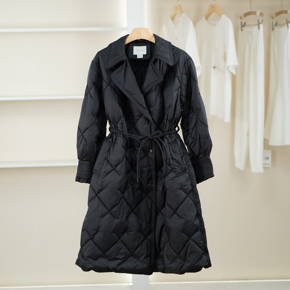 麦迪尚品【百JH】5110227 轻薄长款羽绒服冬季女装品牌撤柜