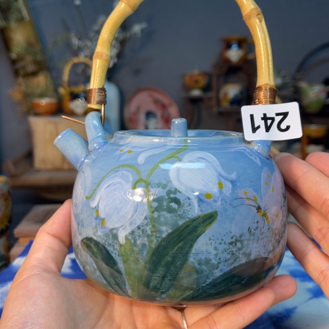 杯素浅陶瓷手工手绘