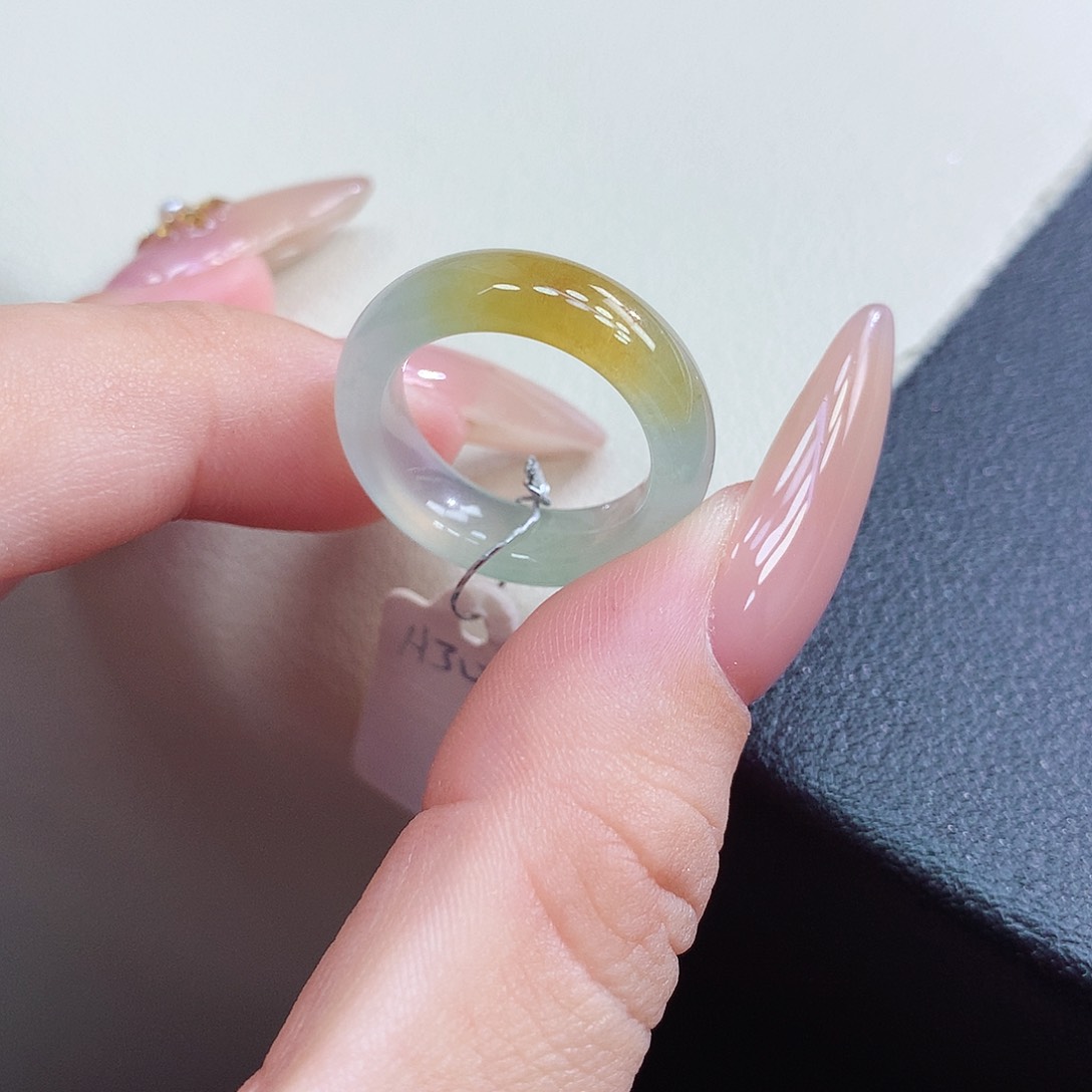 未镶嵌戒指翡翠9号