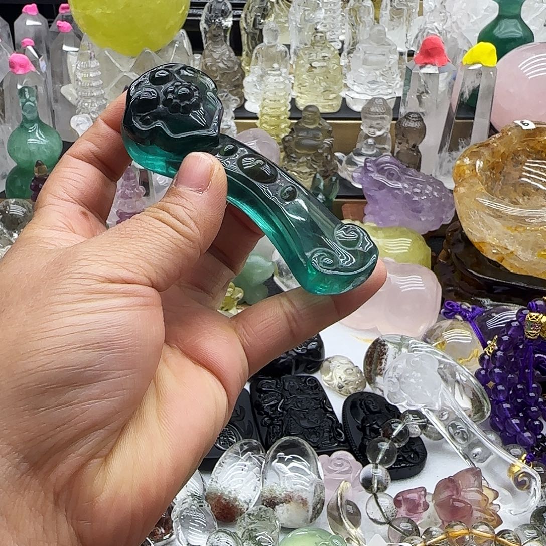 水晶未镶嵌车挂摆件