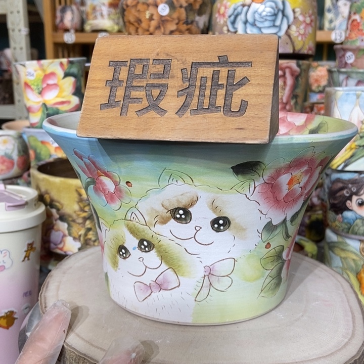 红陶景德镇艺术手绘作品