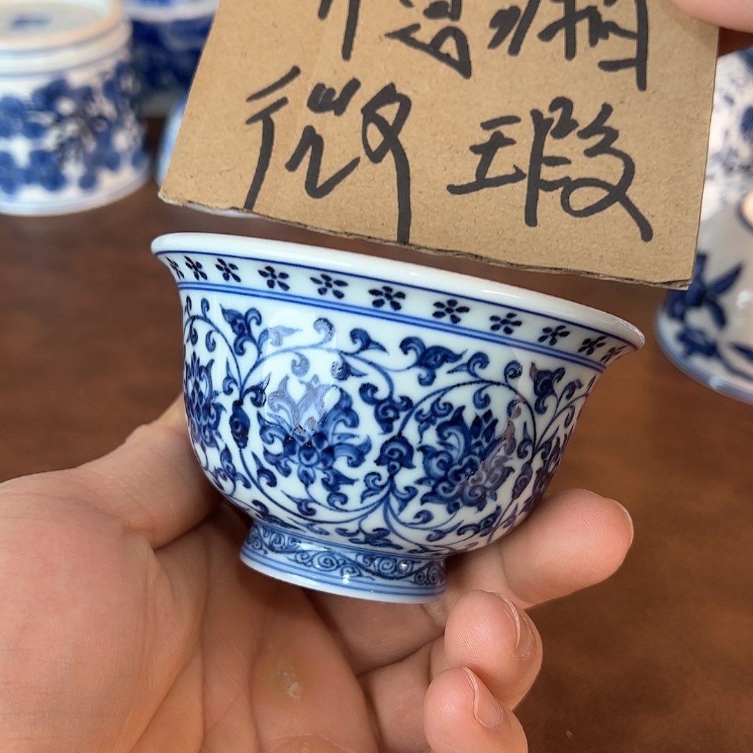 杯景德镇全手工手绘陶瓷