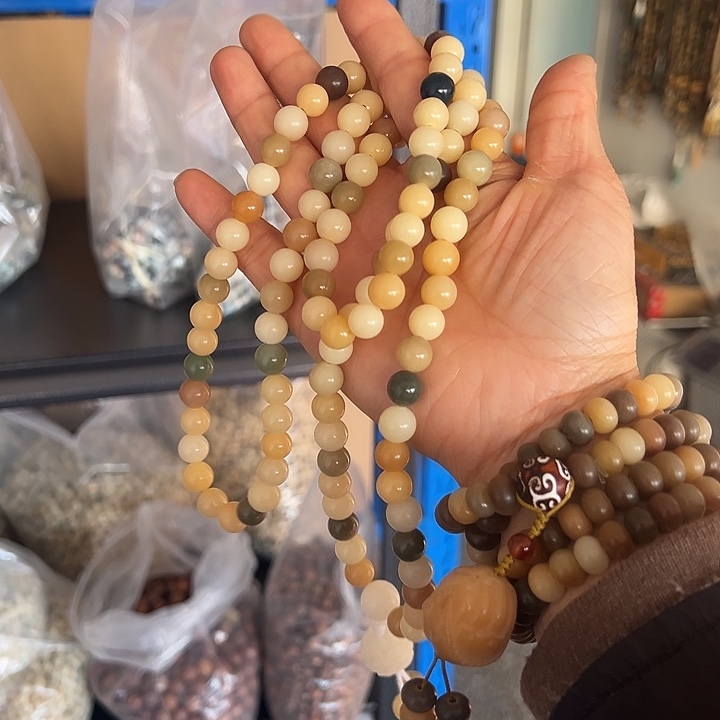 白玉菩提吊坠90卡