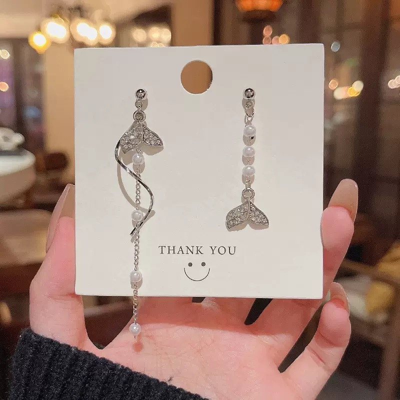 铜合金耳饰 耳钉耳饰精致耳饰百搭时尚气质轻奢小众简约长款超仙