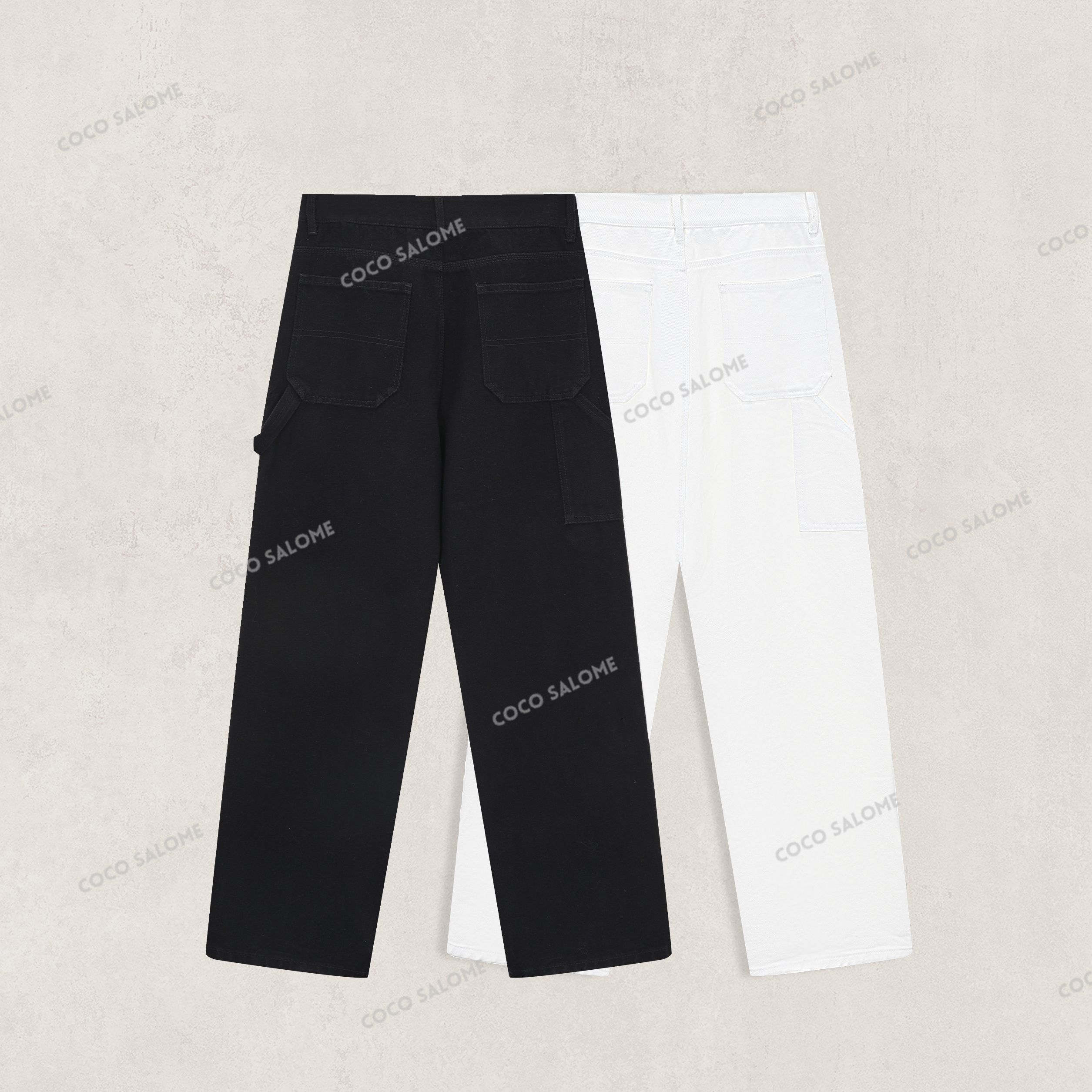 安安推荐【工装牛仔】100棉简约直筒工装牛仔裤BW25C51116-NZK