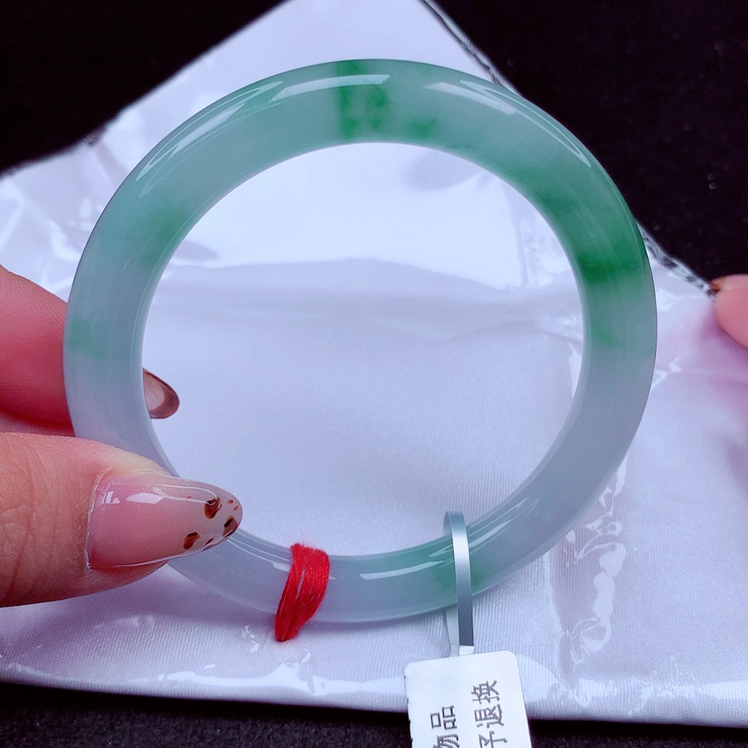 翡翠未镶嵌手镯天然缅甸翡翠A货玉手镯