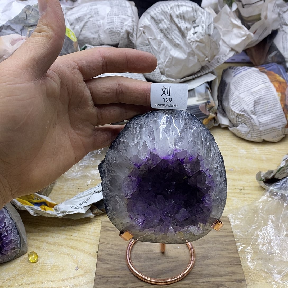 水晶未镶嵌珠宝半成品