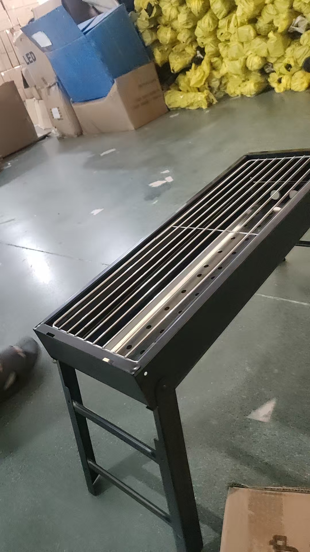 黑色经典抽拉烧烤炉60*22*33烧烤炉网状形状不分