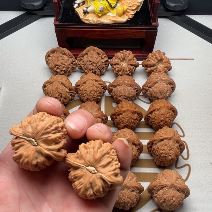 L***l龙脊菩提吊坠全品37白狮子一对。