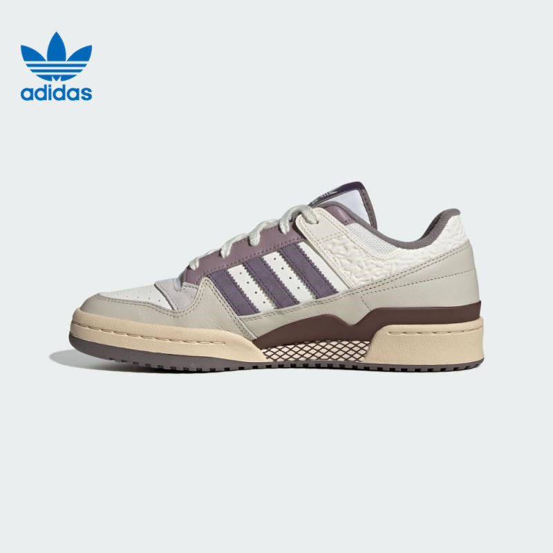 adidas阿迪达斯三叶草男女FORUM LOW篮球风时尚休闲板鞋JQ6735