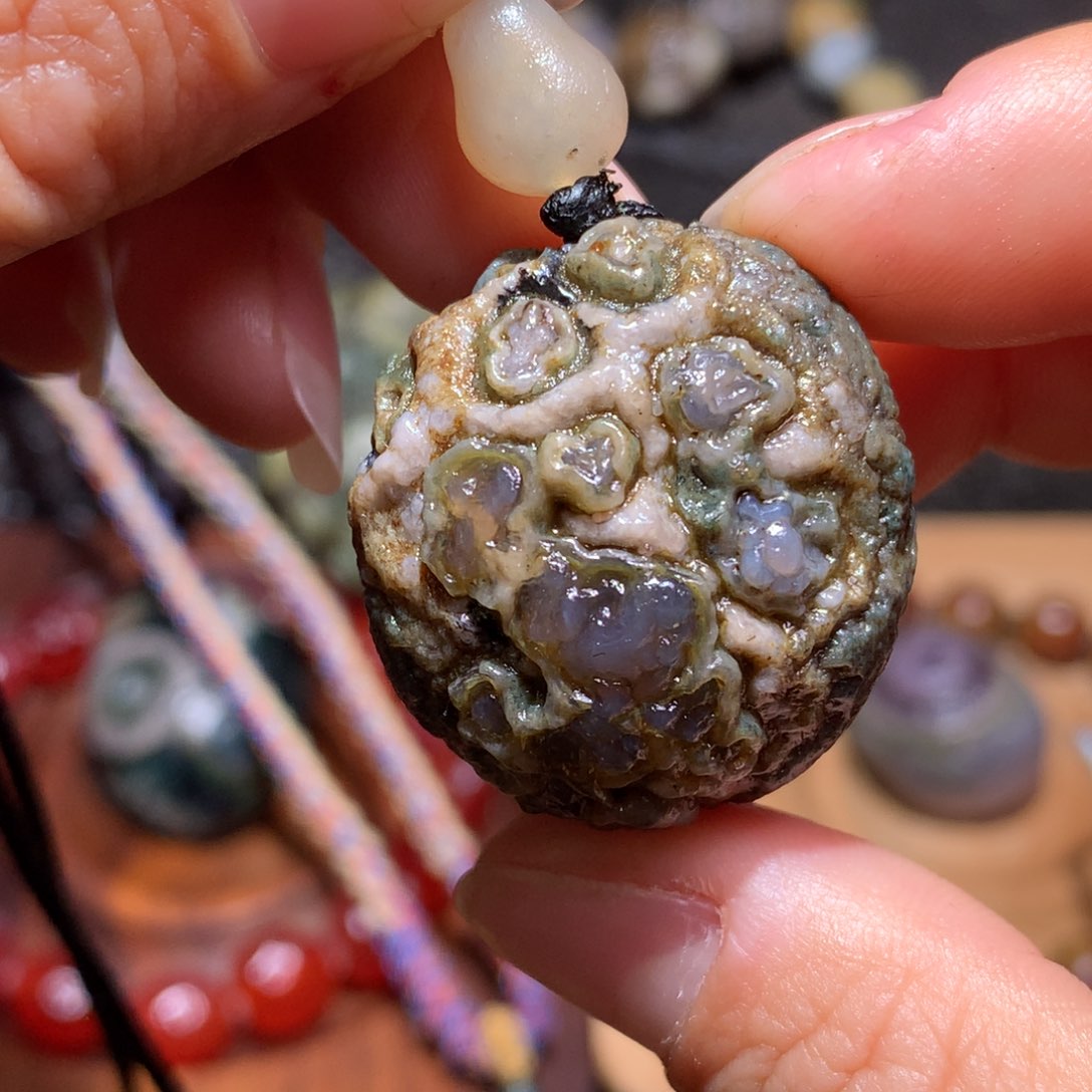 未镶嵌玛瑙/玉髓珠宝半成品