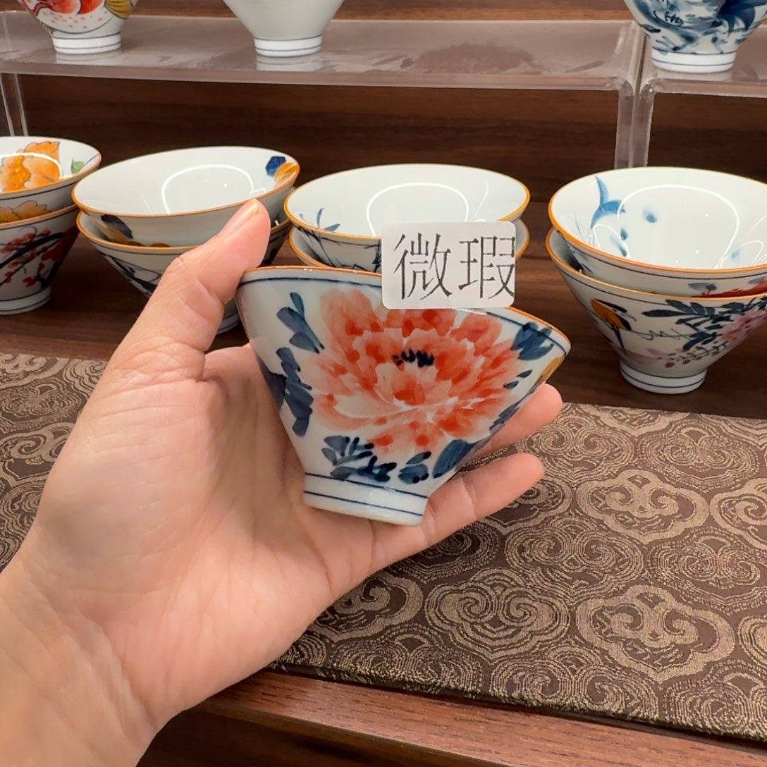 微瑕釉下彩纯手绘