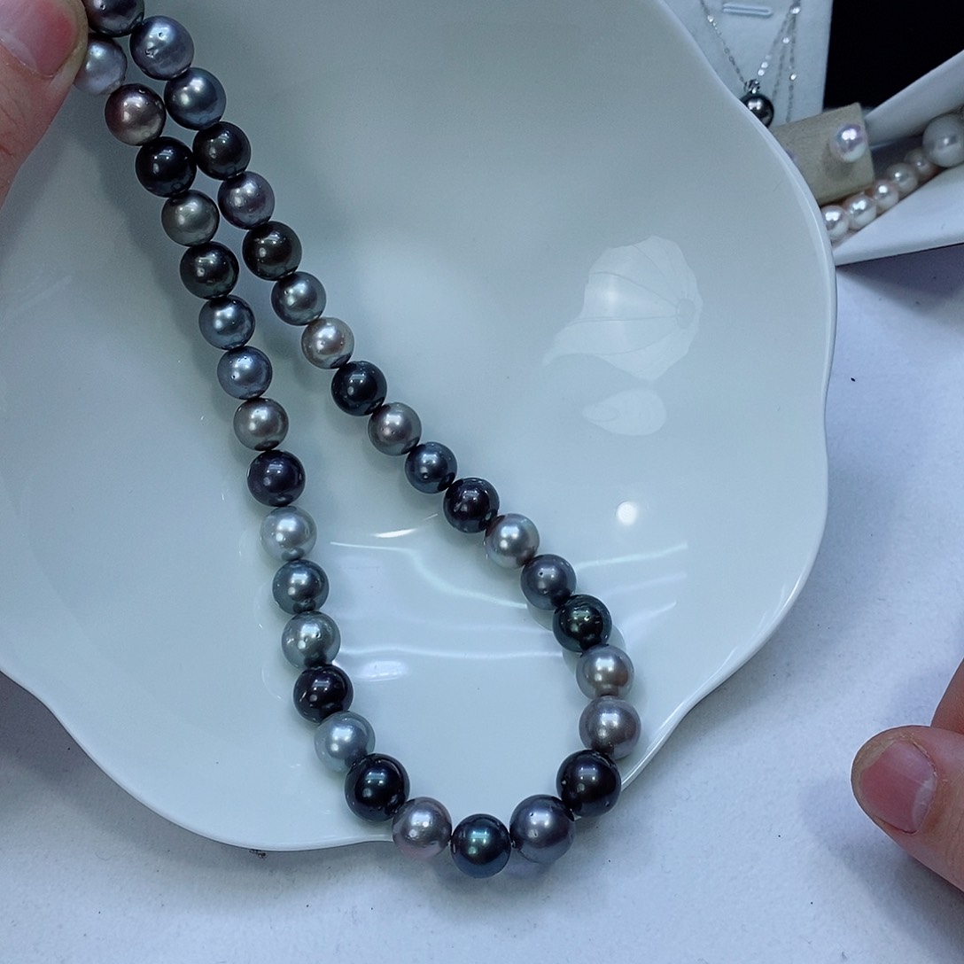 海水珍珠颈饰银S925镶嵌