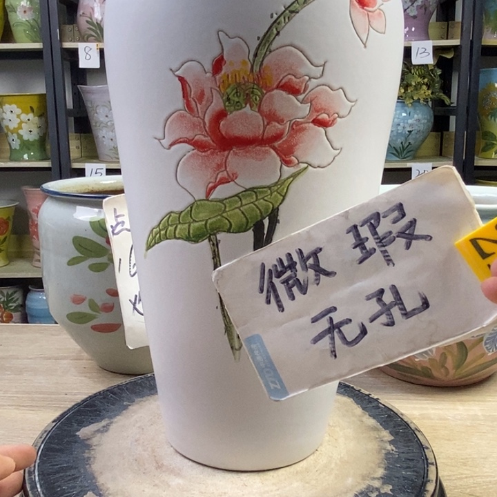 景德镇高温陶瓷花盆