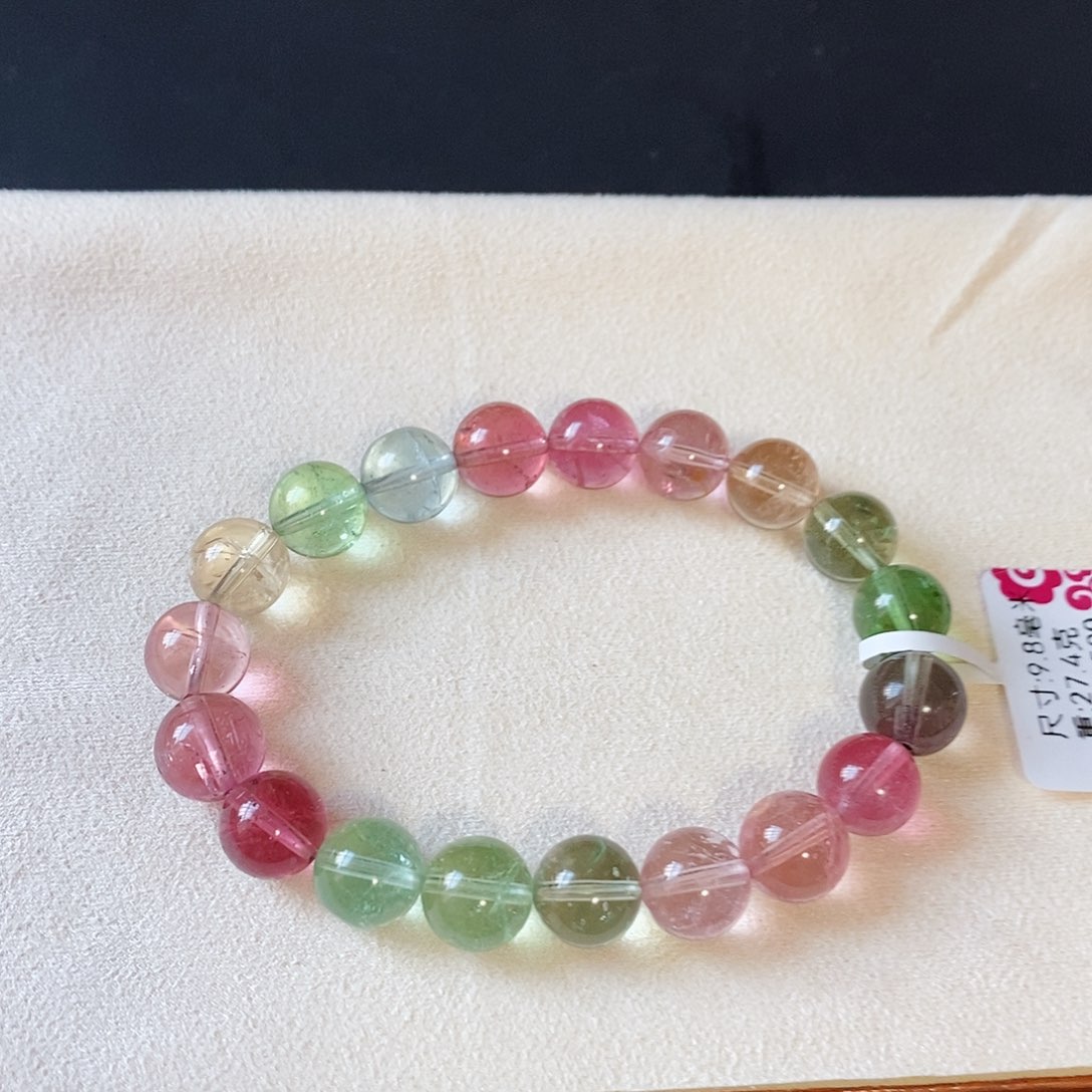 碧玺碧玺手链未镶嵌