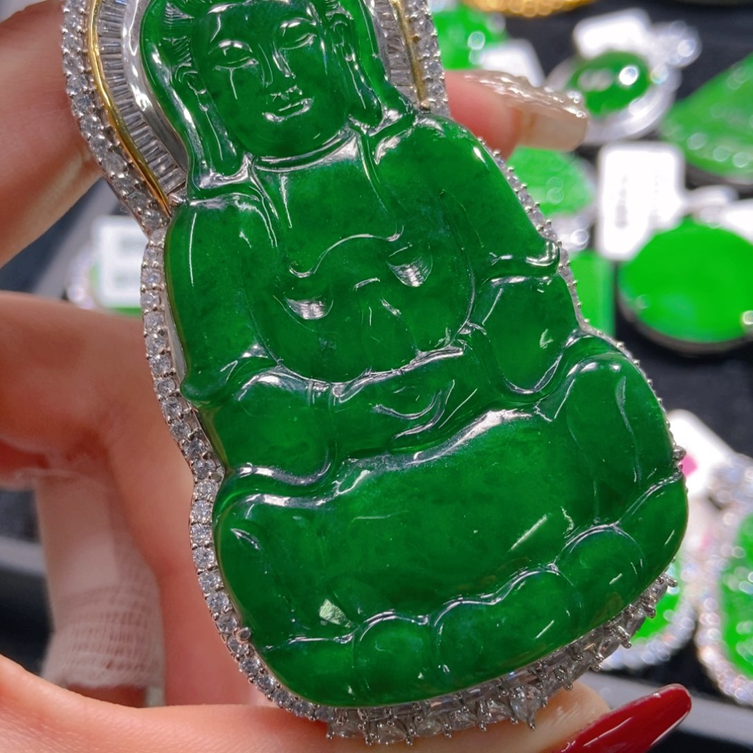 翡翠吊坠(不含链)未镶嵌