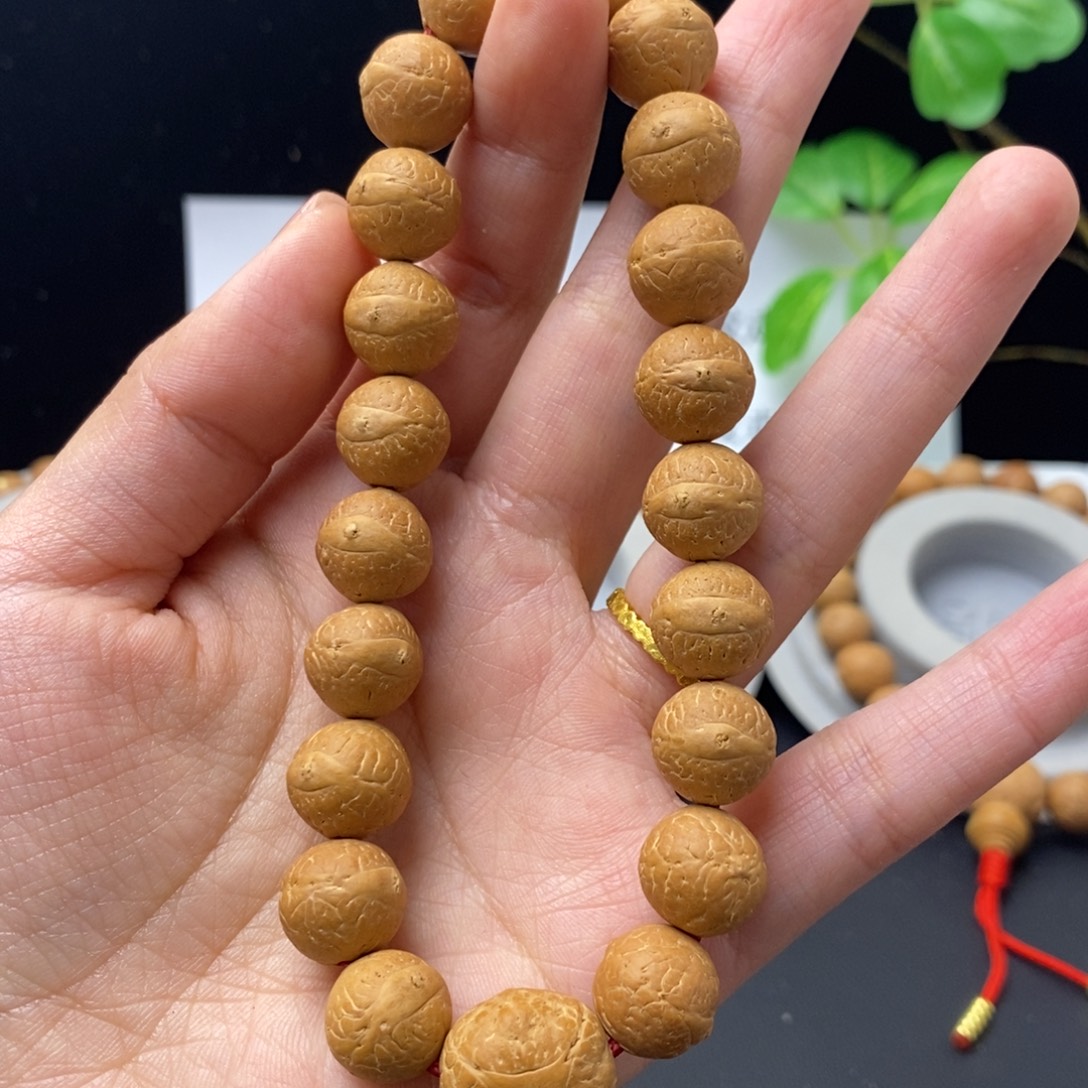 那***_凤眼菩提吊坠12.5手串