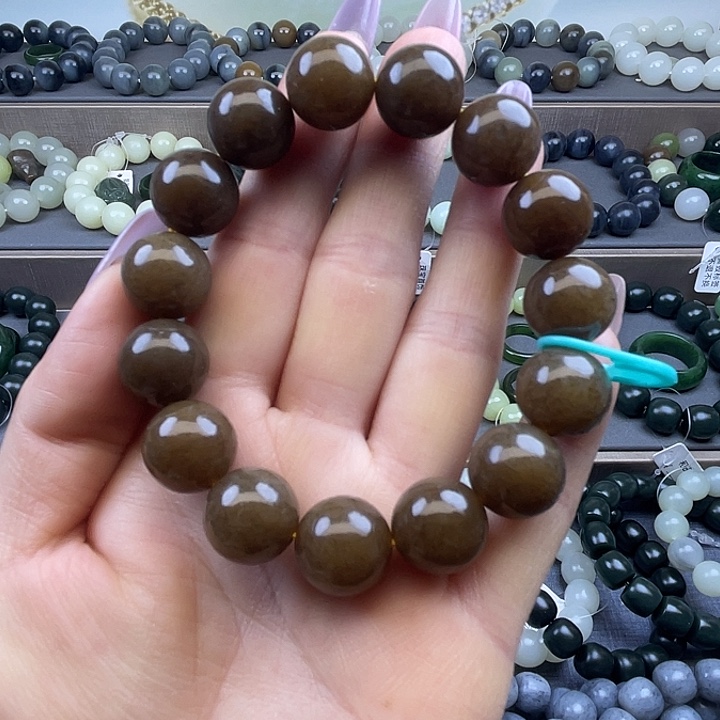 和田玉未镶嵌手链