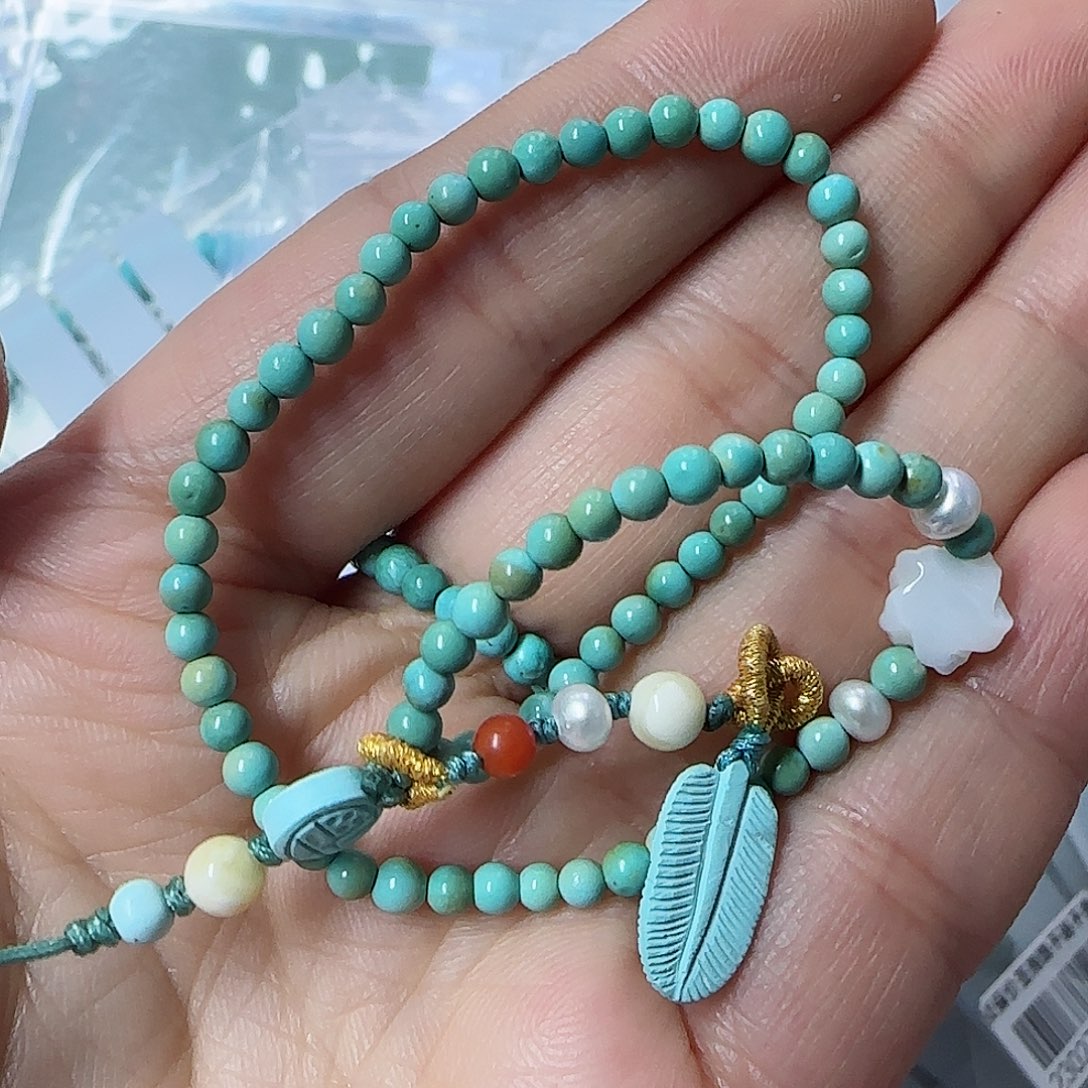 绿松石珠宝半成品未镶嵌