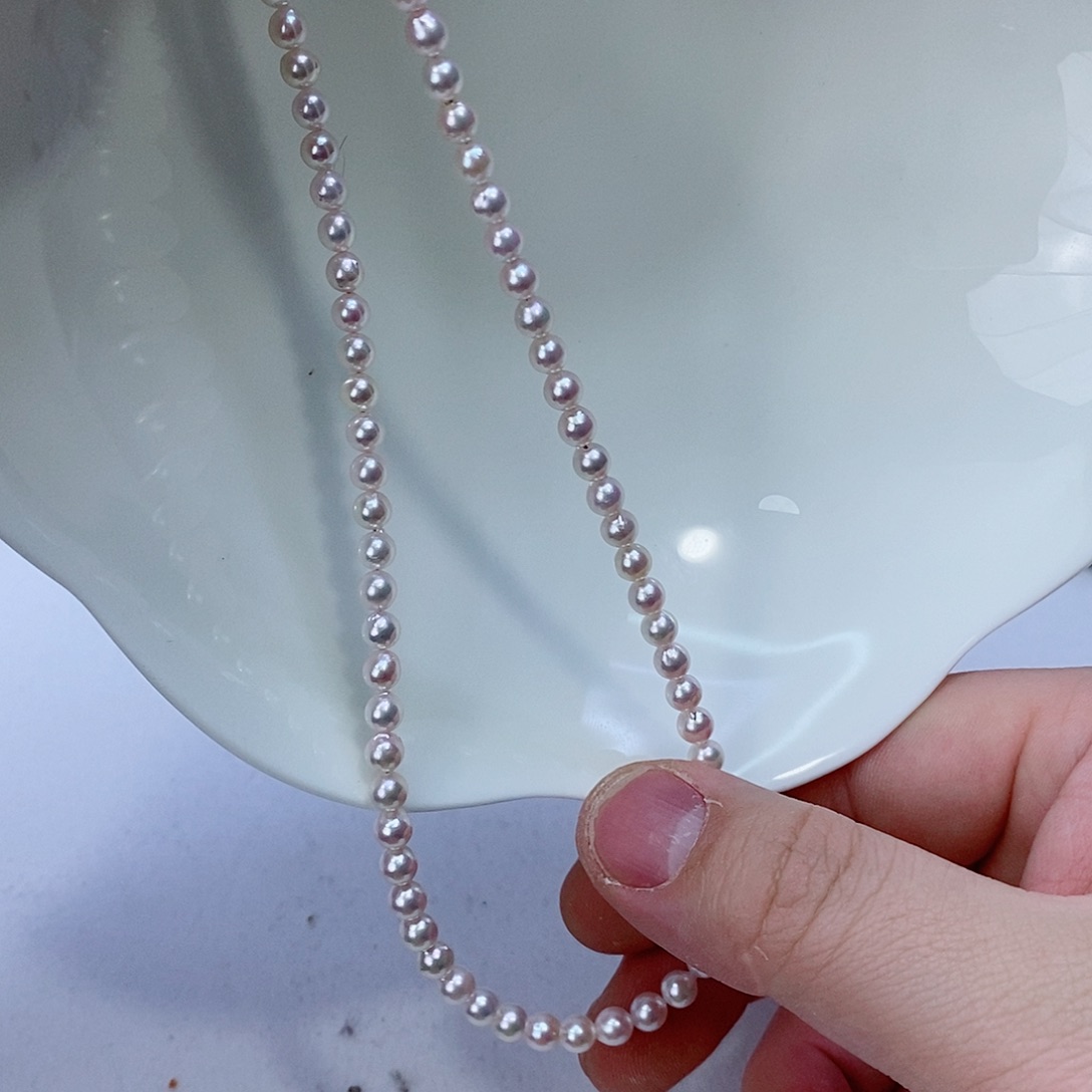 海水珍珠颈饰银S925镶嵌