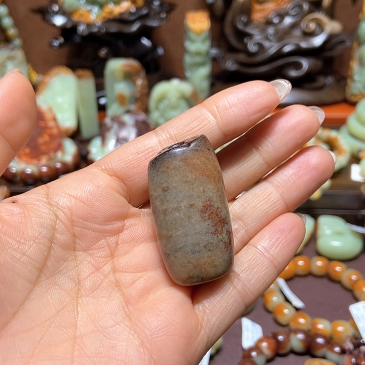 岫岩河磨玉（透闪石质玉）未镶嵌挂件