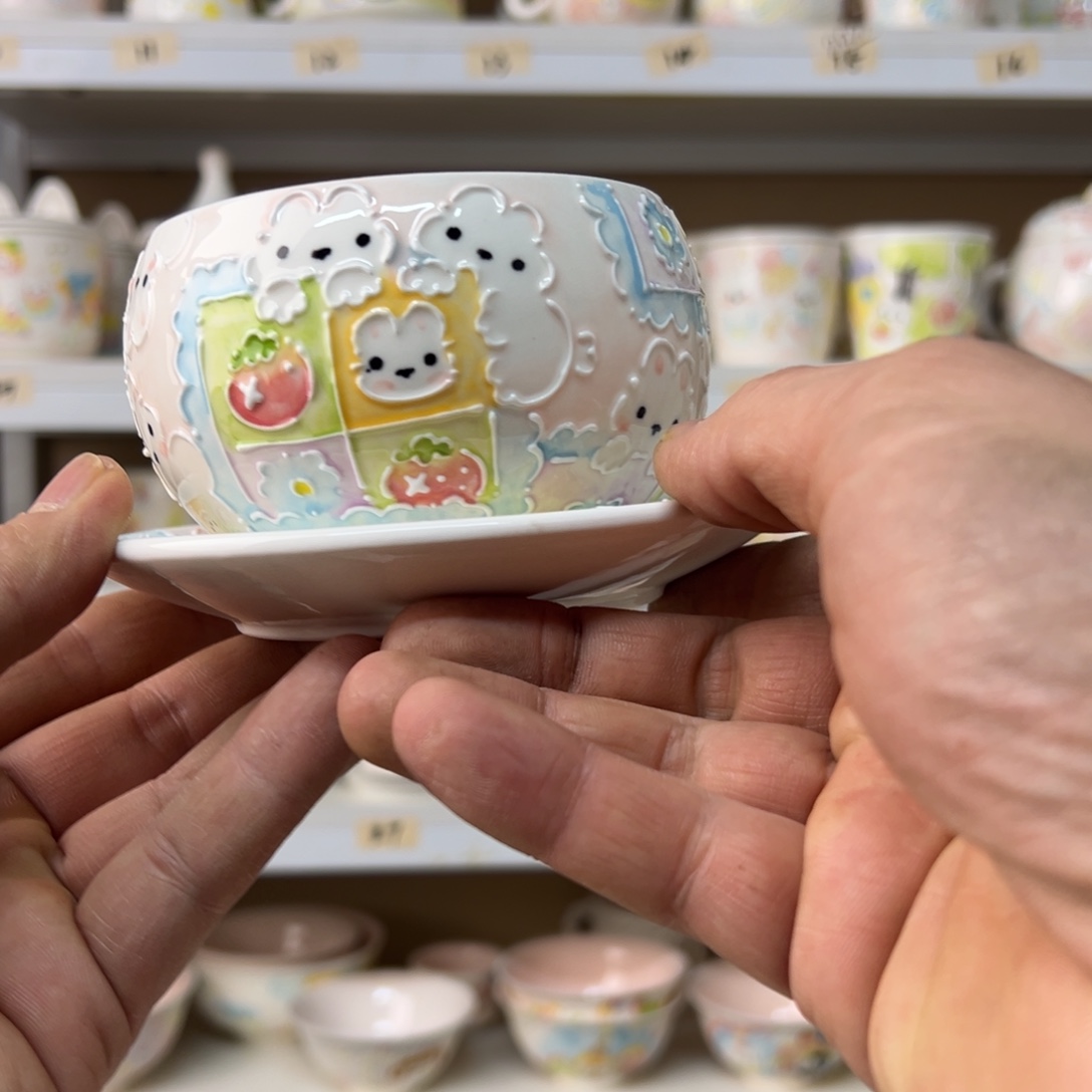 小***糖其他瓷景德镇高温釉下手绘陶瓷