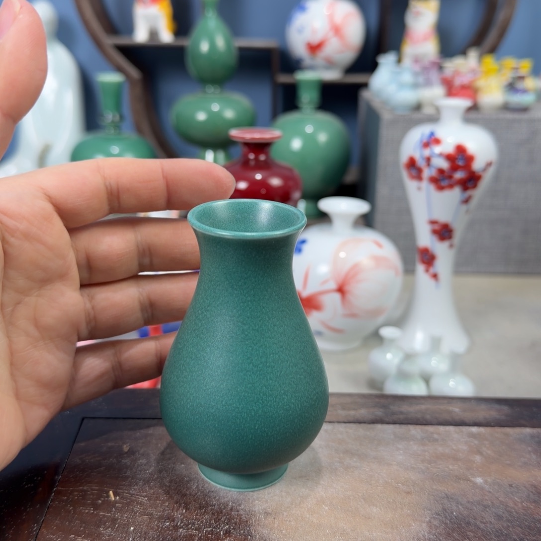 陶瓷手工小花器摆件