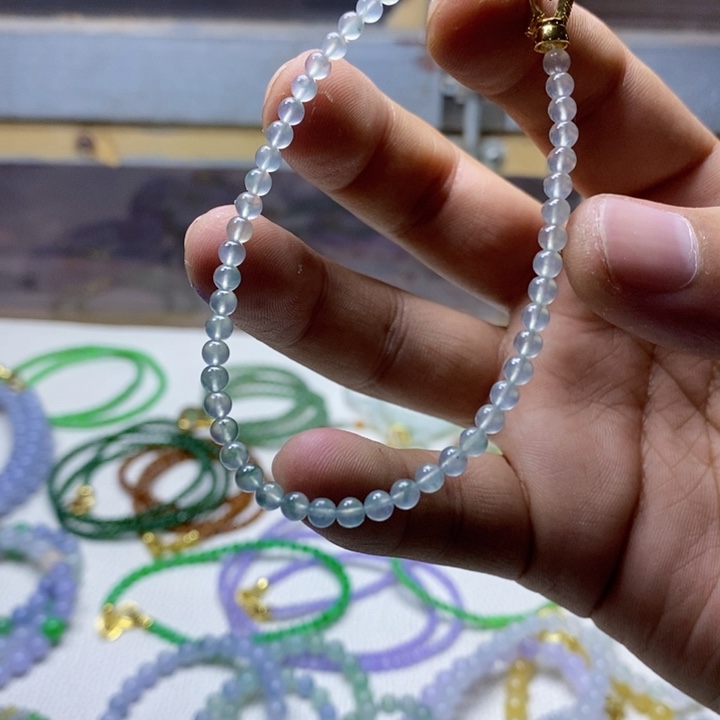 定制翡翠未镶嵌缅甸翡翠a货卡3.6