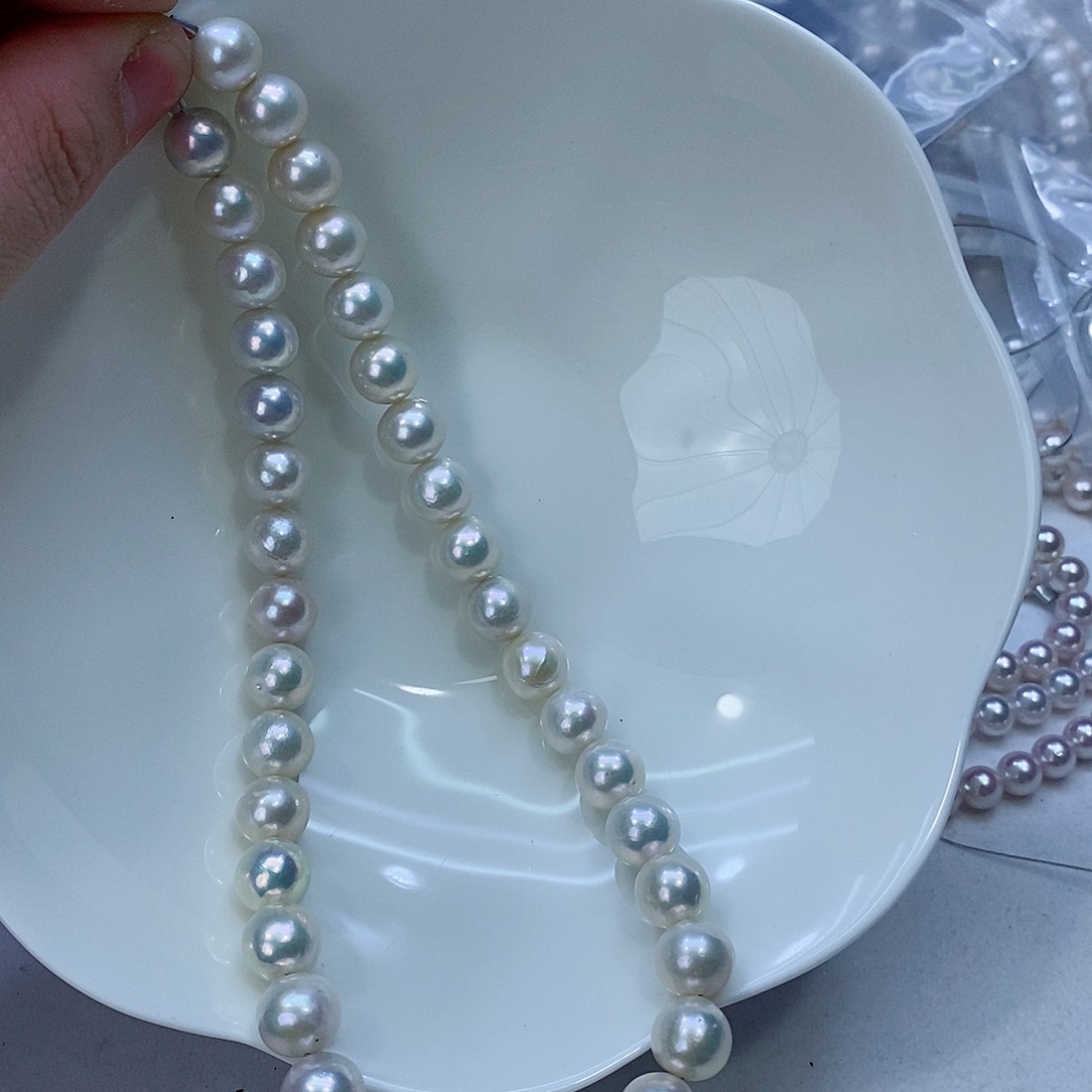 淡水珍珠颈饰银S925镶嵌