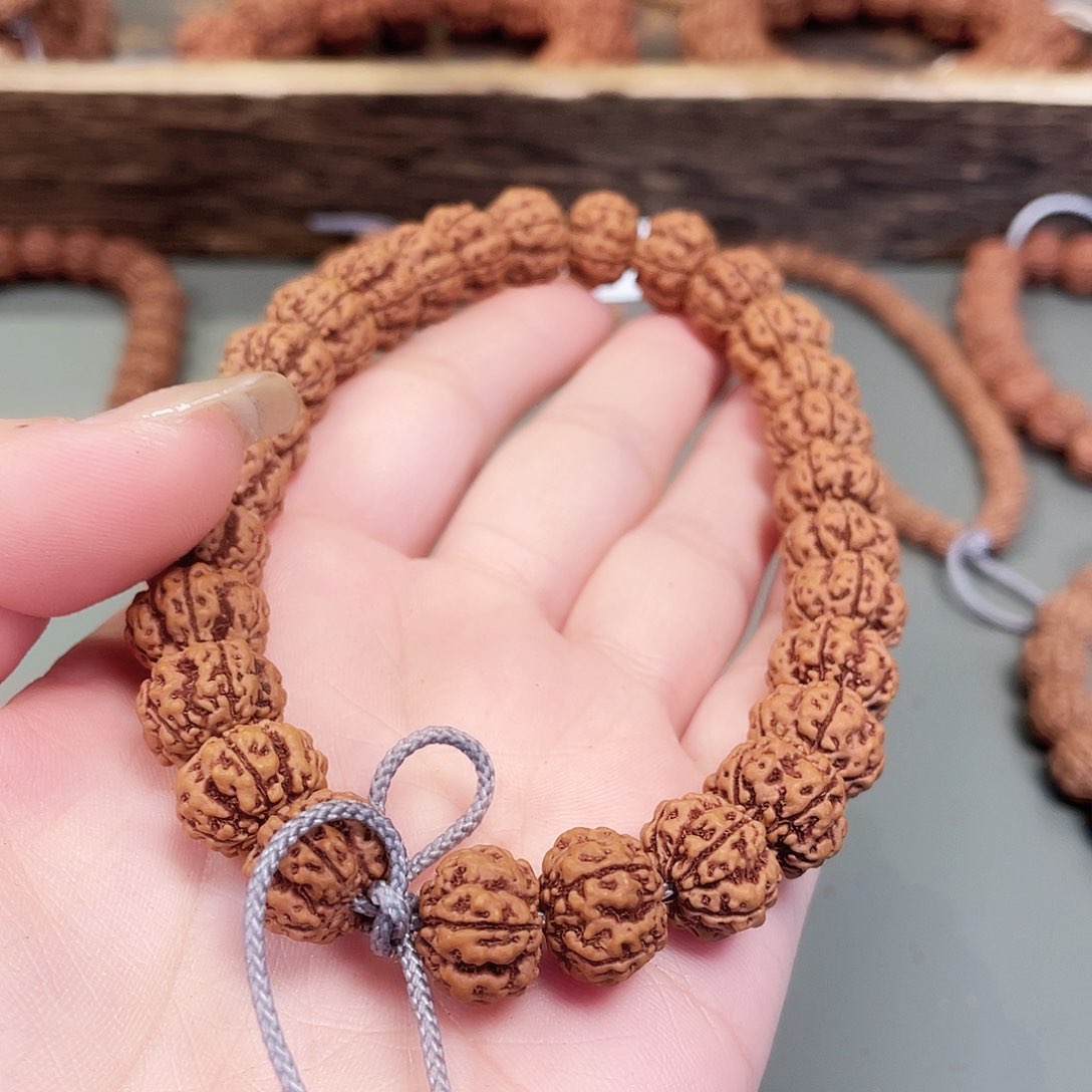 金刚菩提手串红方印12加手持