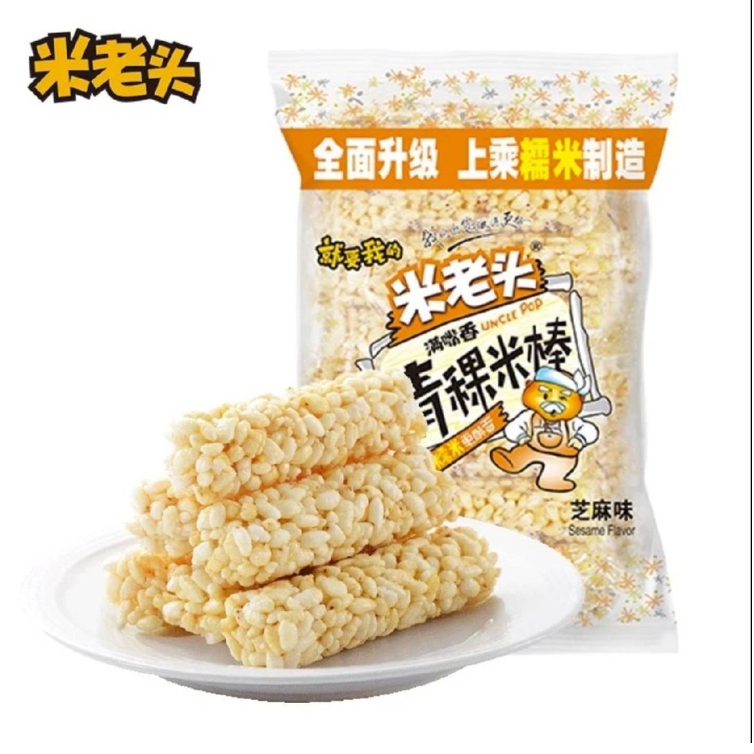 UNCLE POP/米老头农夫小舍青稞麦棒芝麻味150g