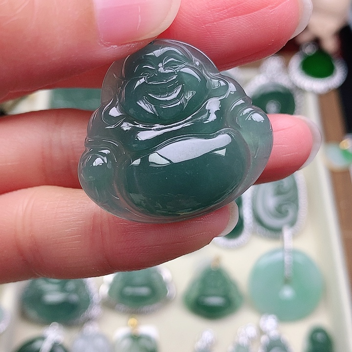 颈饰未镶嵌翡翠往****吊坠