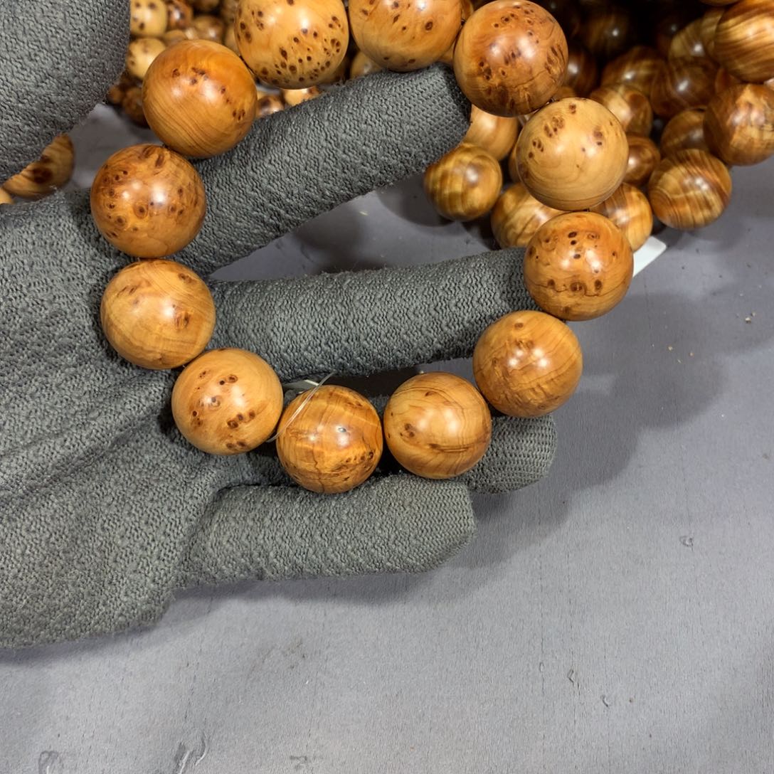 木质类1111太行崖柏2.0榴花手串