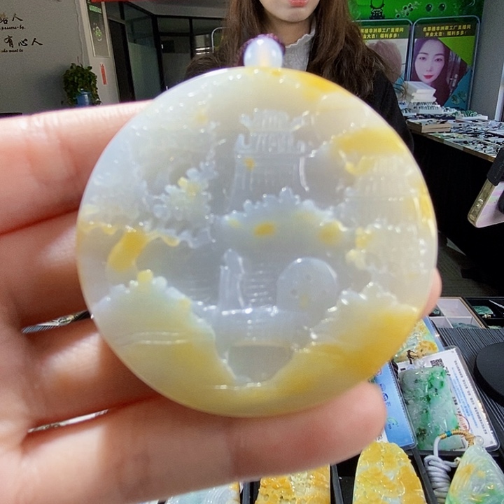 颈饰未镶嵌翡翠翡翠