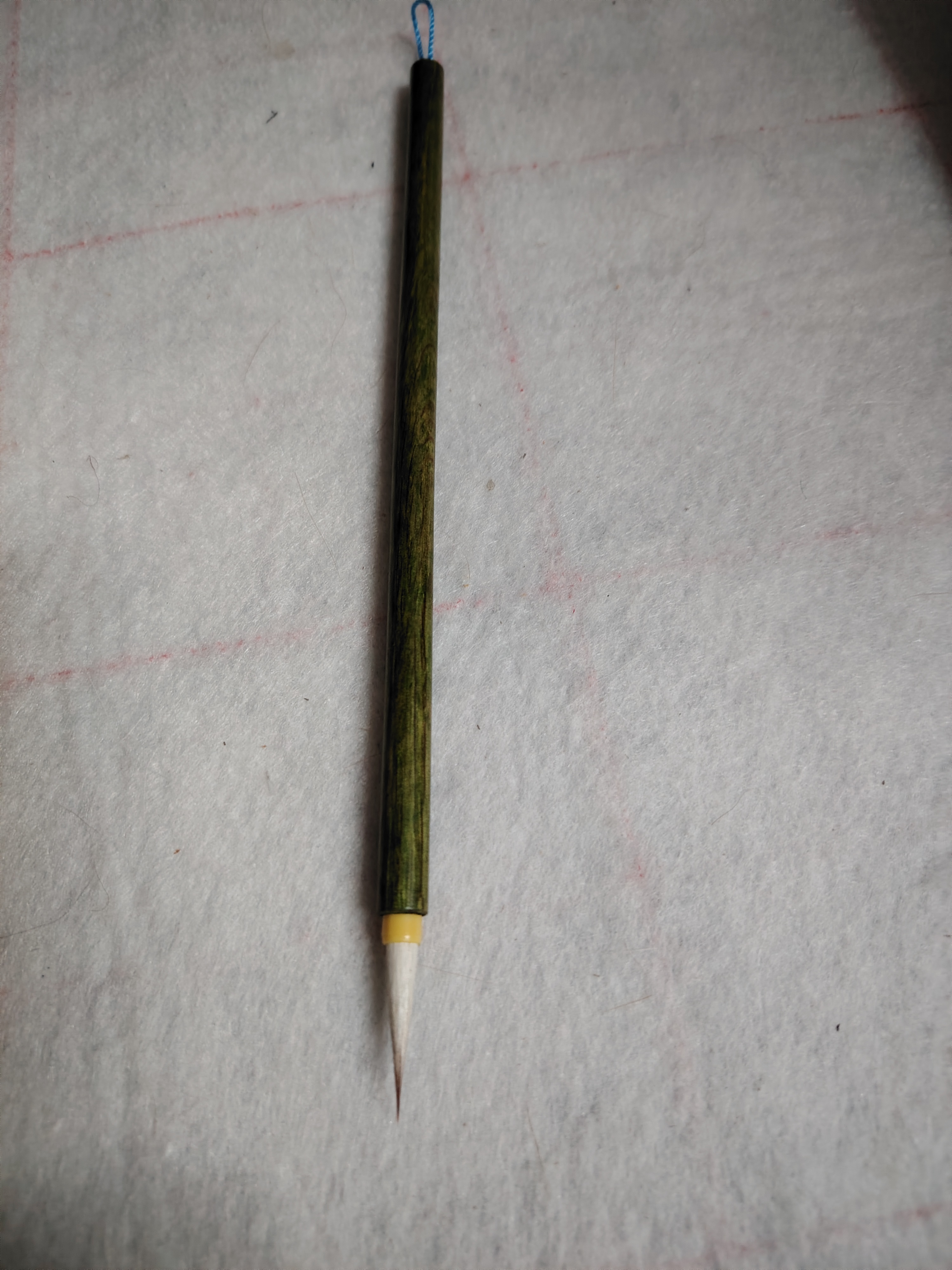 宫乐勾线   拍一发二勾线笔   出锋2.4厘米左右口径0.4清泉斋毛笔