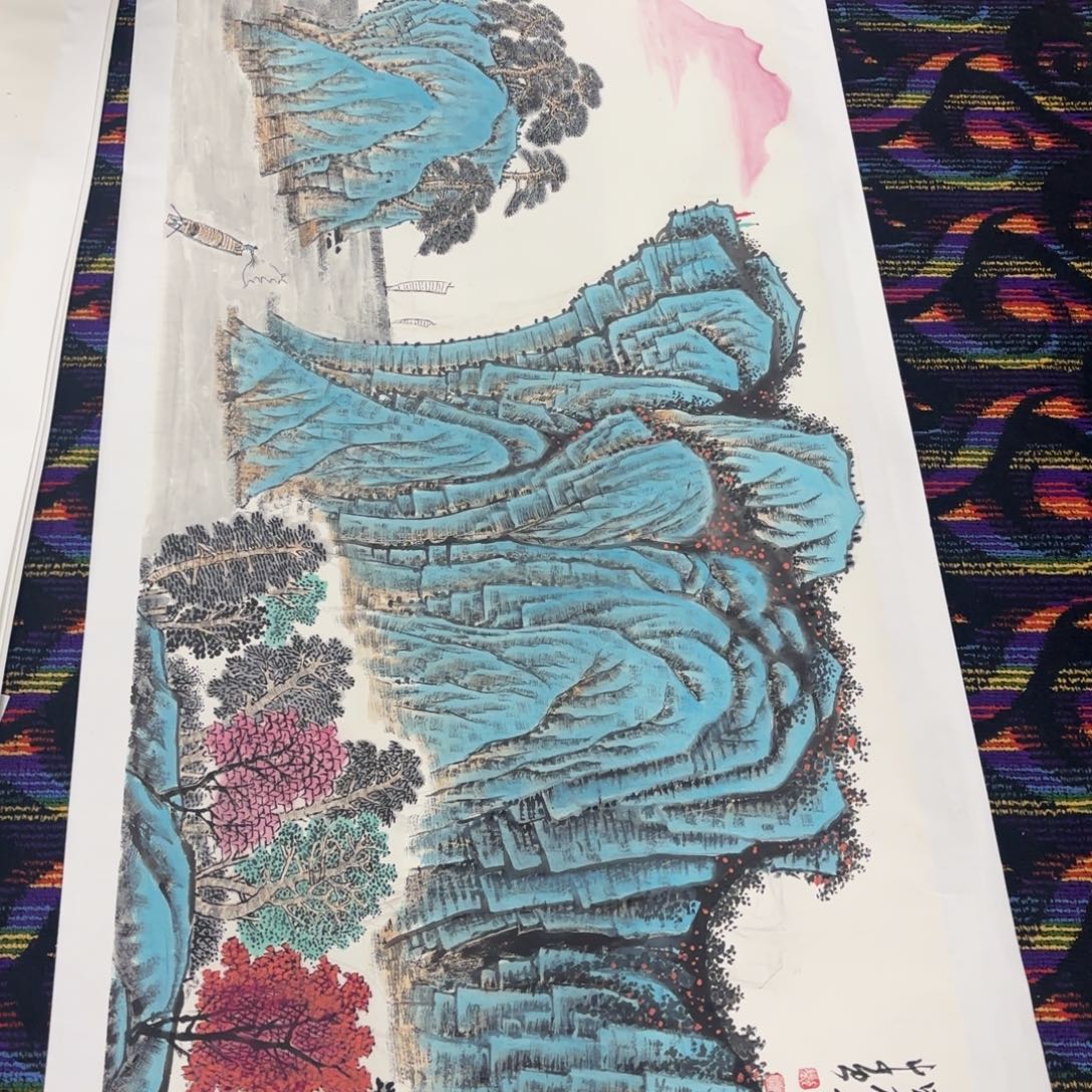 国画国画老师作品刘