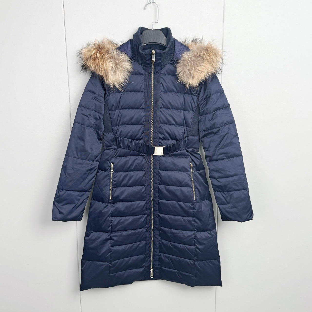 99新 MaxMara 40码/Maxmara maxco毛领羽绒服/98新/jm07389