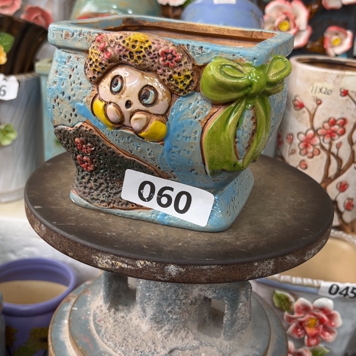 紫砂花盆粗陶材质多肉花盆