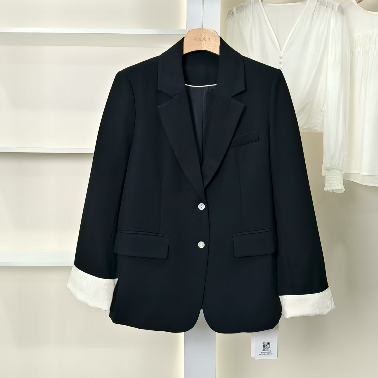 【麦笛•品牌新款】50825103 职场风时尚西装外套春秋专柜折扣女装