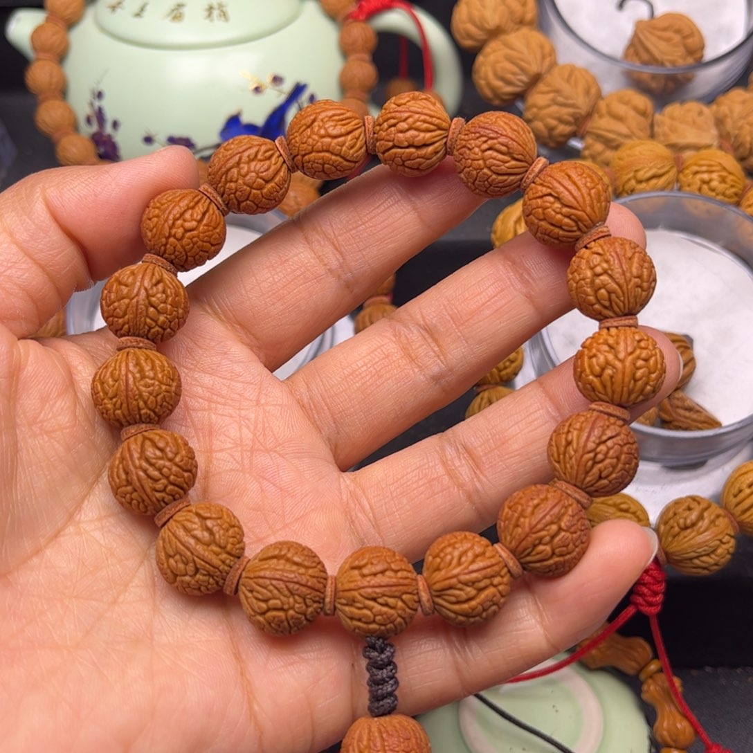 伽***阳桃核吊坠龙纹桃核