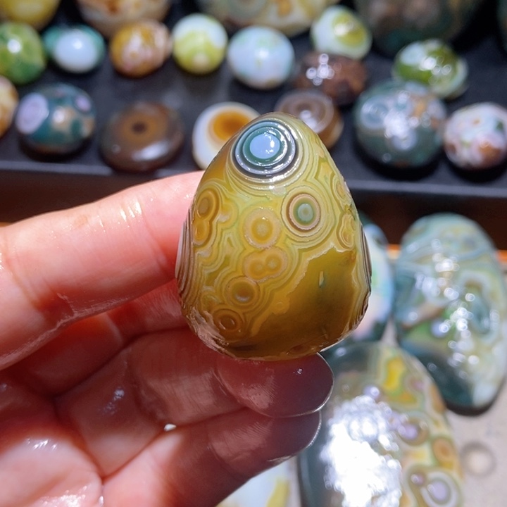 未镶嵌玛瑙/玉髓珠宝半成品108