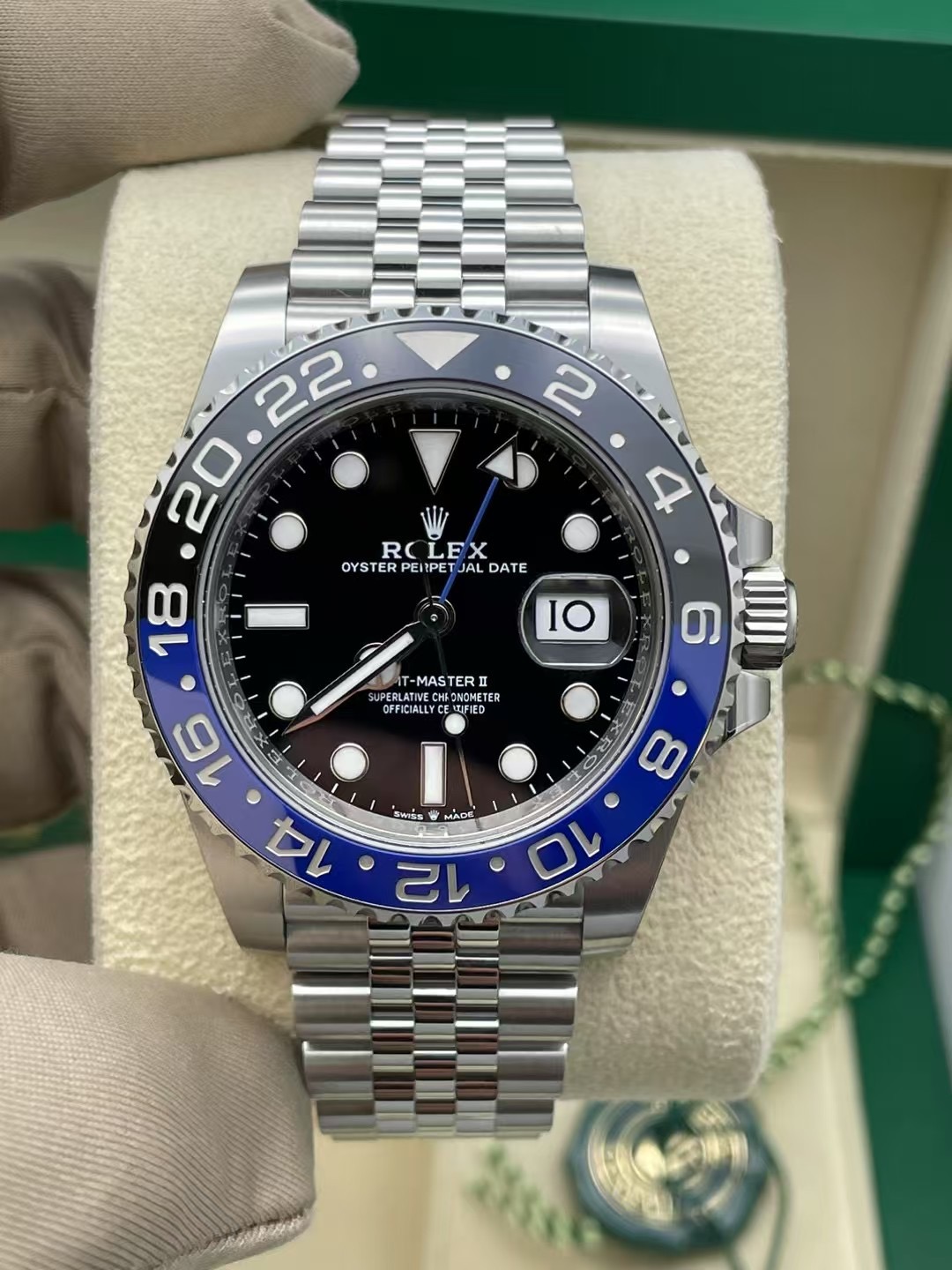 未使用 Rolex/劳力士 杜师傅/自动机械男/格林尼治/国米圈