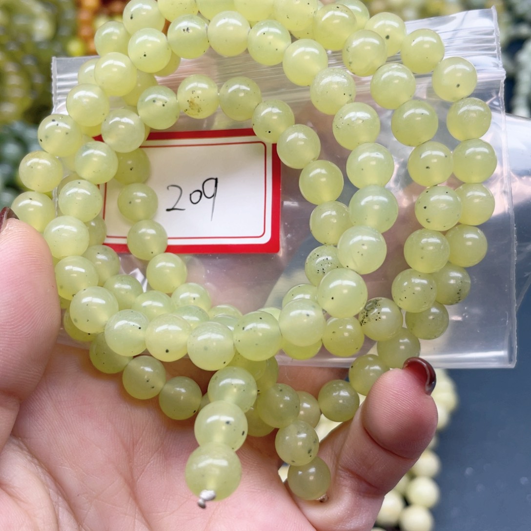 未镶嵌蛇纹石玉手串