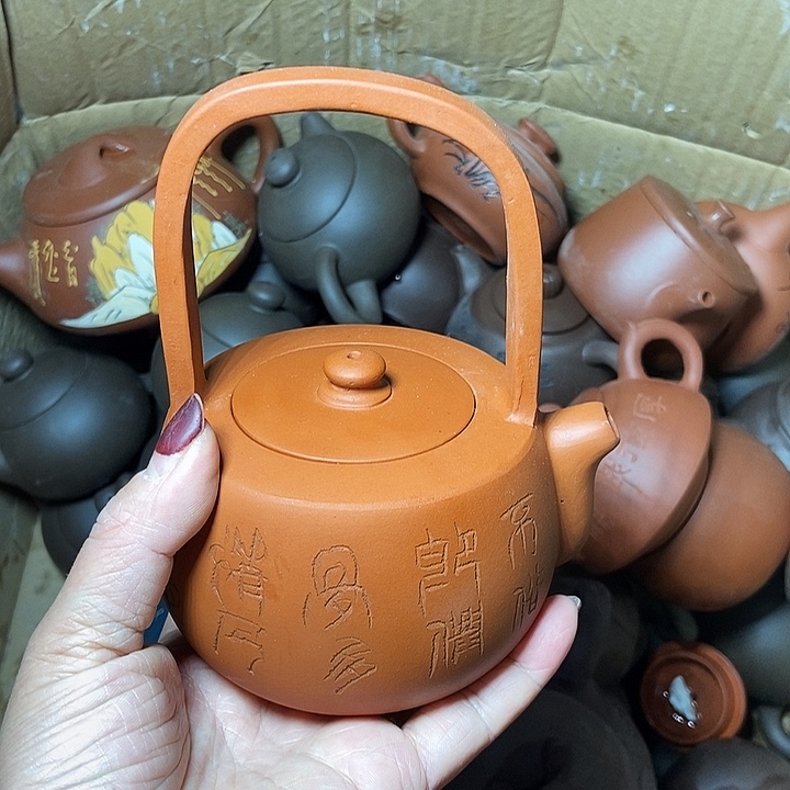 全手工制作宜兴紫砂茶壶