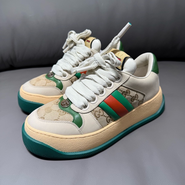 99新 GUCCI/古驰 37码/99新/gucci胖丁脏脏鞋