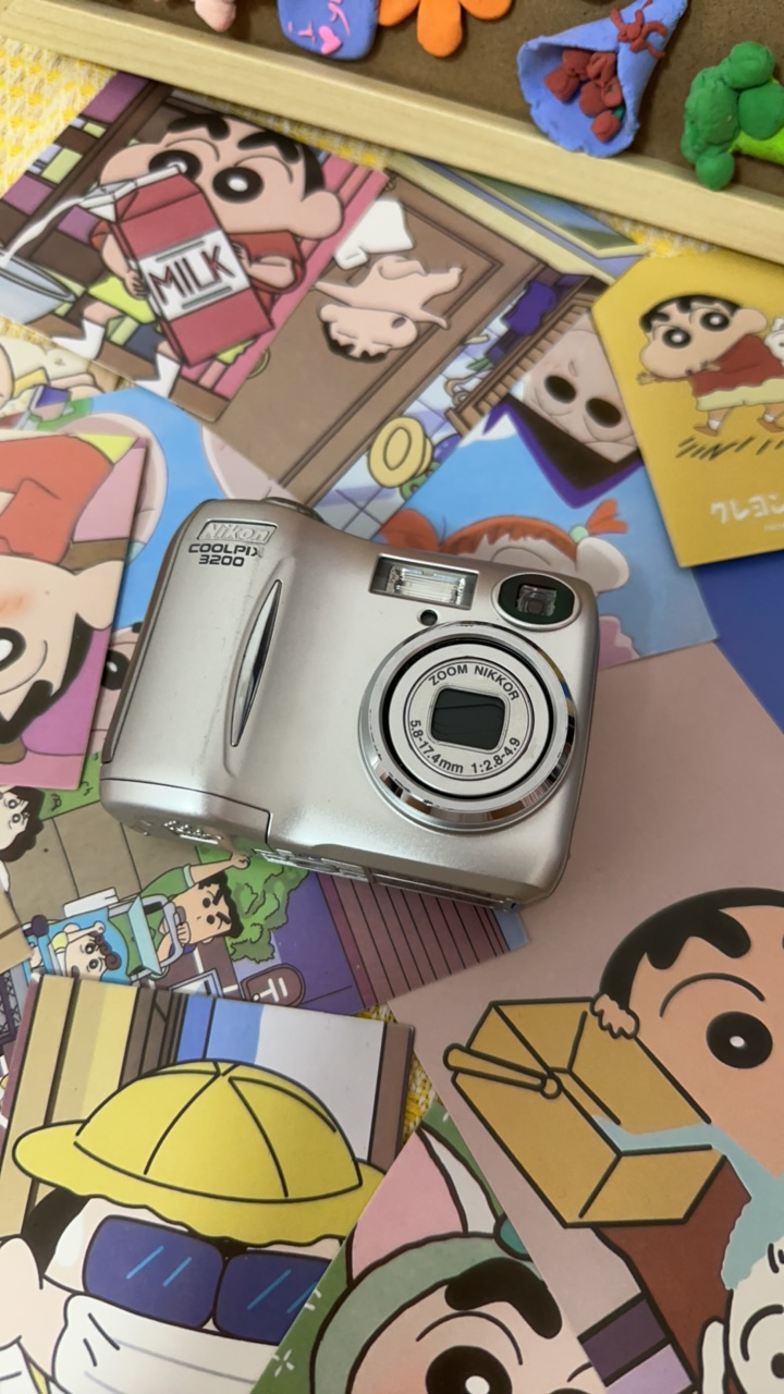 95新 Nikon/尼康 尼康e3200，复古经典面包机，自备充电五号电池