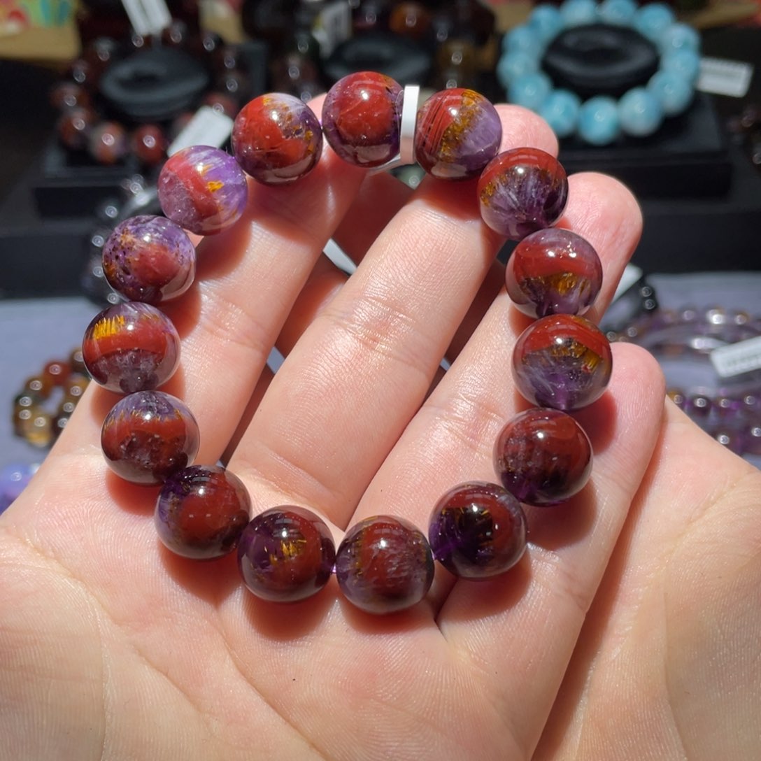 水晶手串未镶嵌木*极光23手串