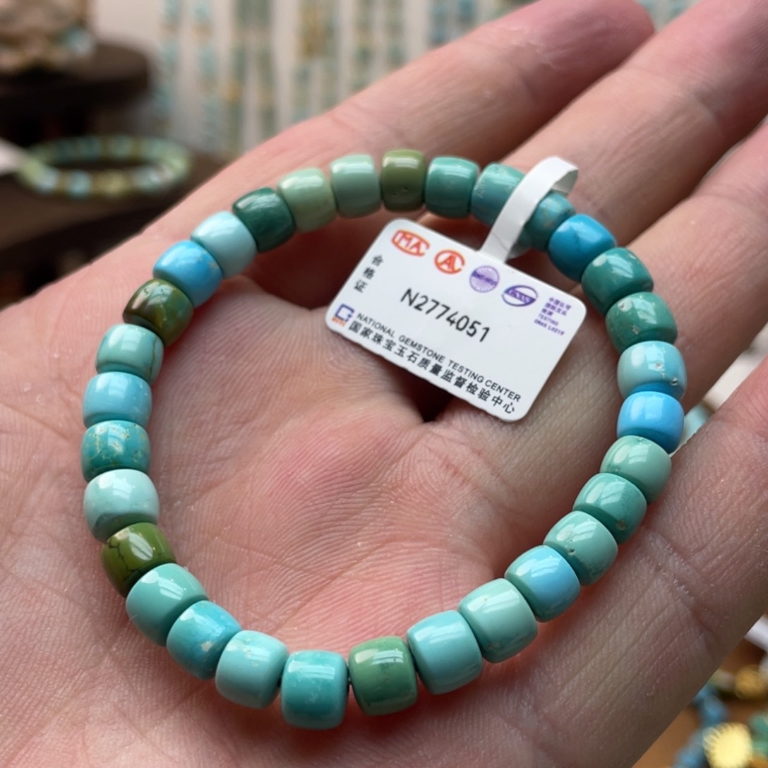 绿松石手串未镶嵌